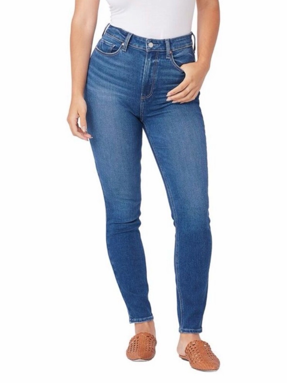 Paige Womens  Cheeky Roam Ultra High Rise Skinny Jean.